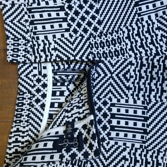 Jessica Simpson Womens Black White Printed Shorts - Picture 8 of 13